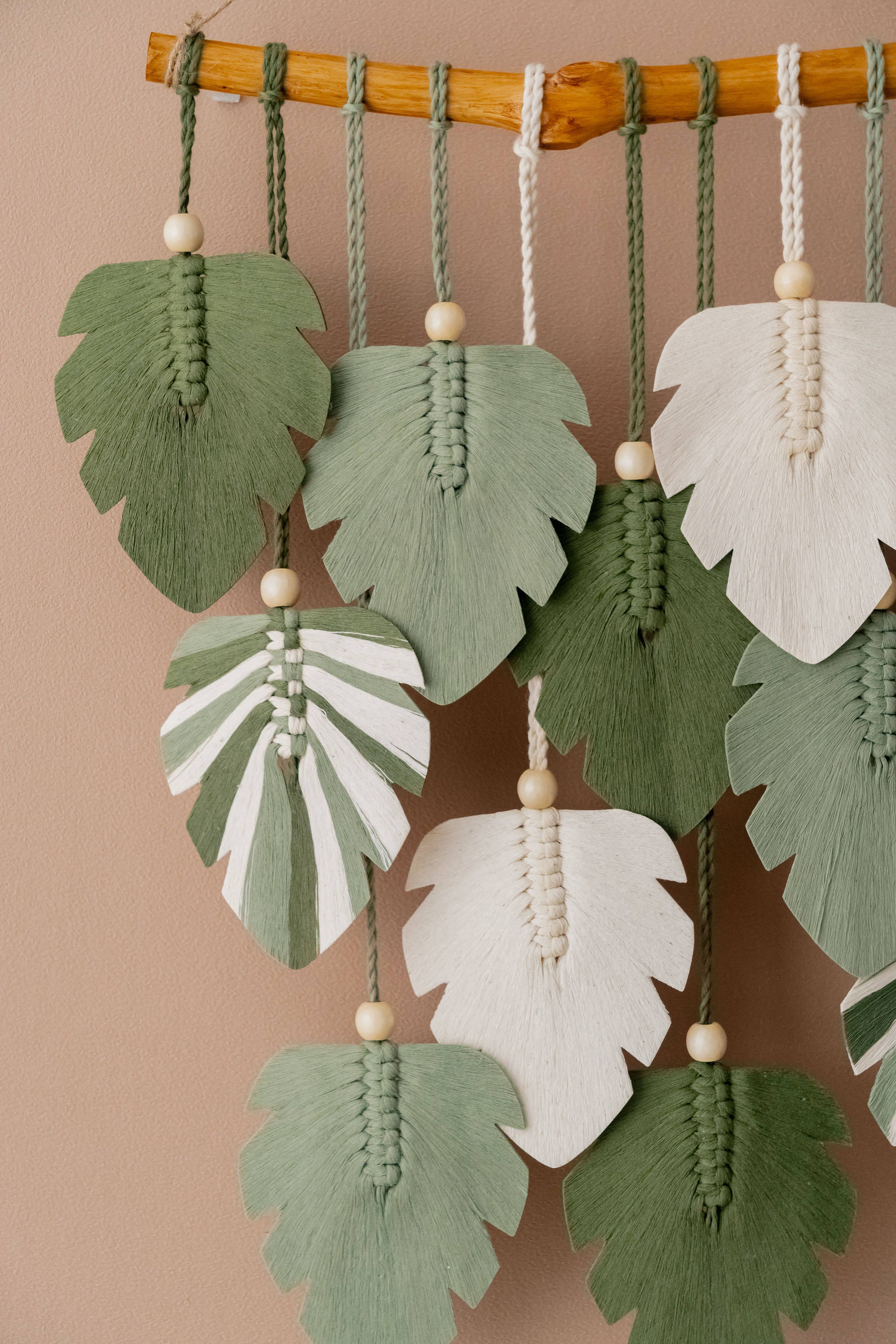 Monstera Leaf Art for Rustic Farmhouse Decor