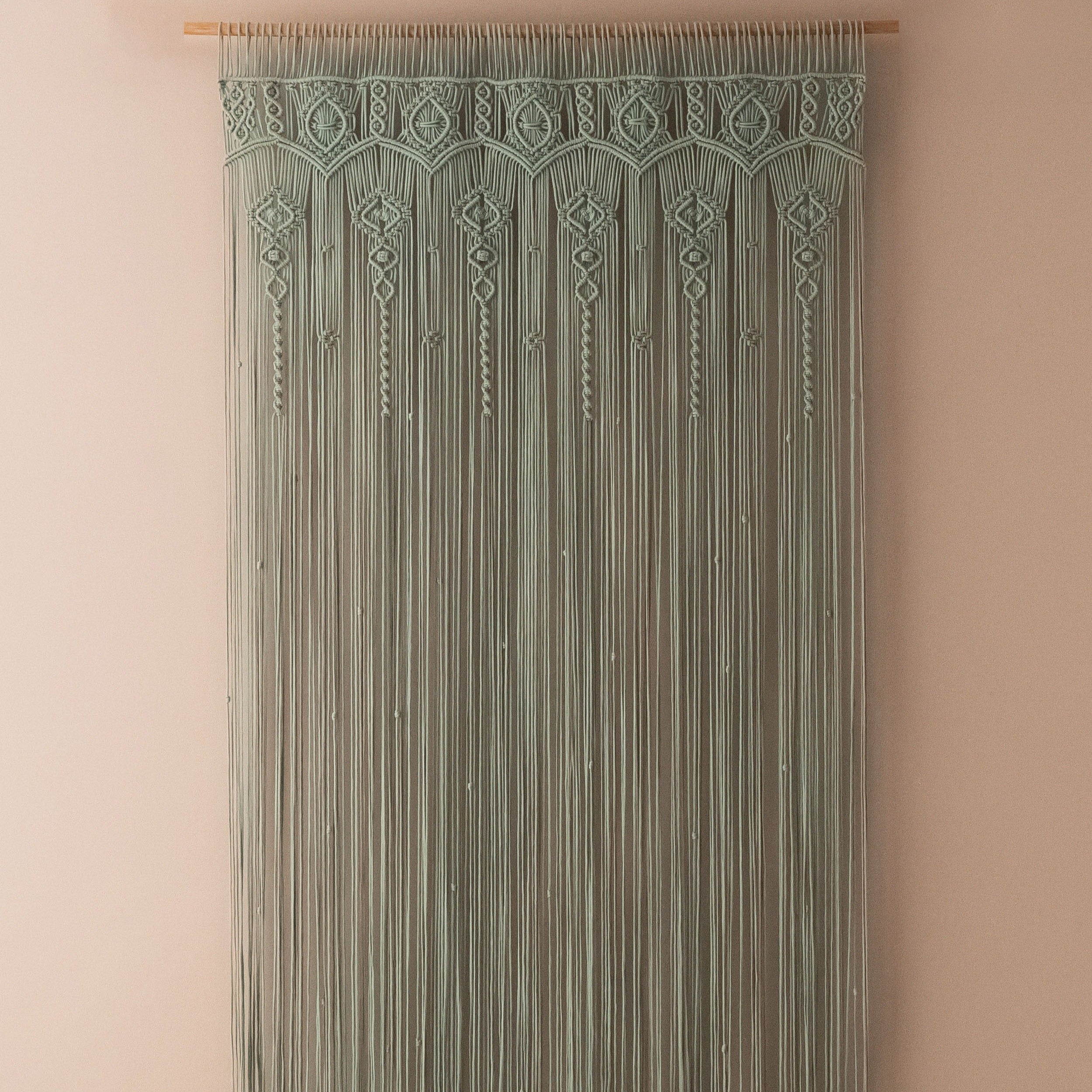 Macrame Curtain For A Cozy Boho Wall Decor Accent