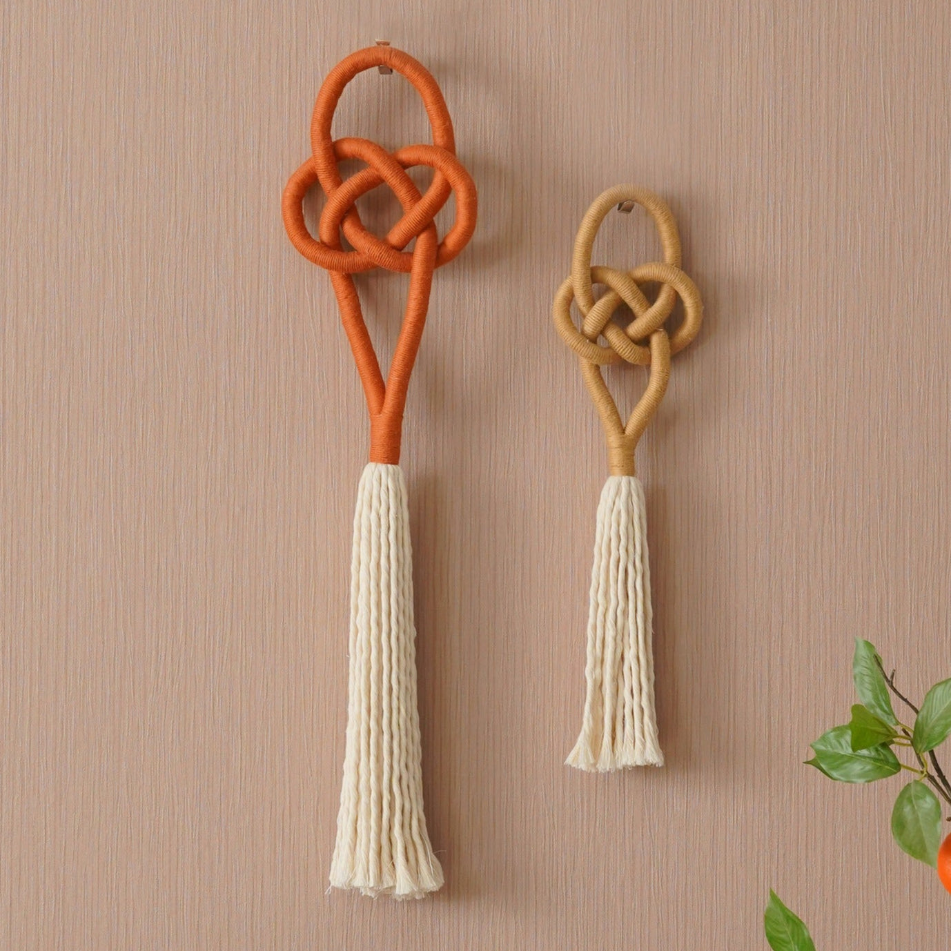 Macrame Knot Wall Hanging For Minimalist Boho Home Decor