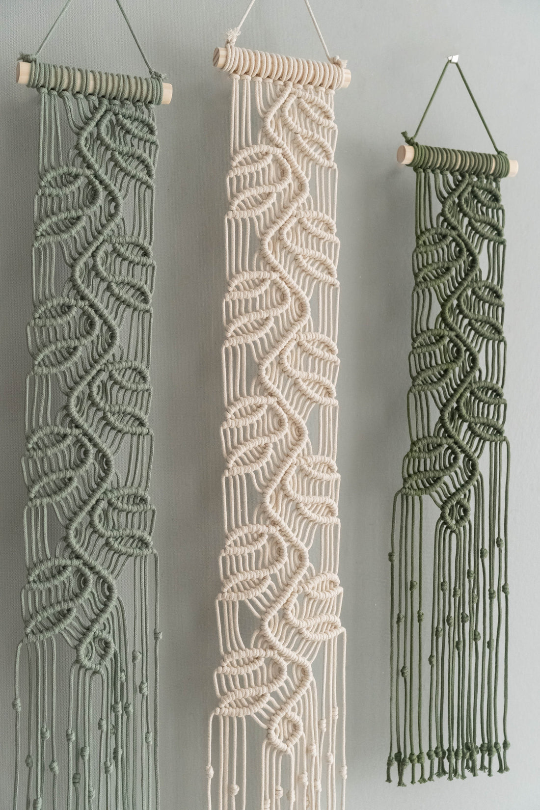 Macrame Leaf Minimal Wall Hanging For Boho Home Decor