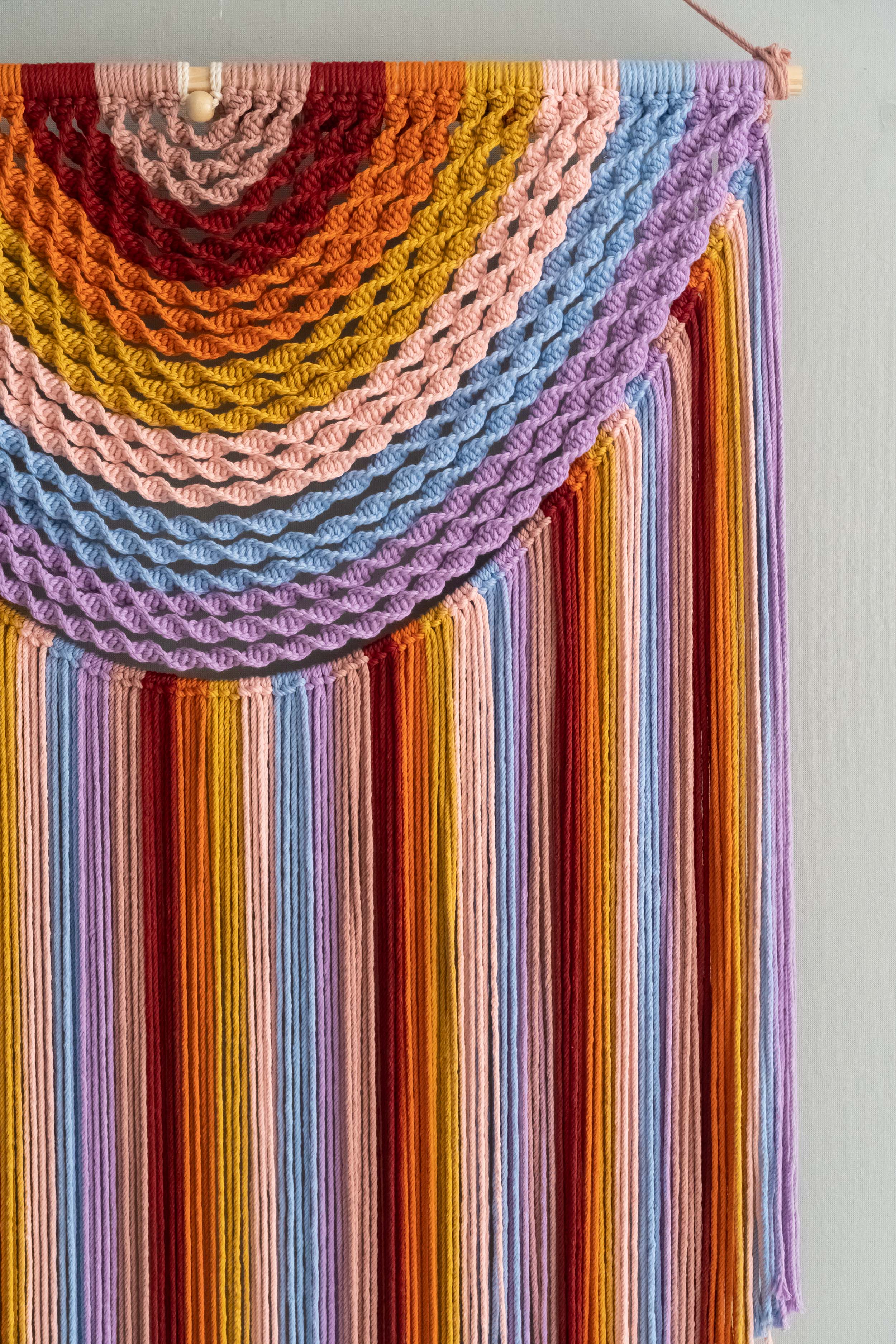 Large Macrame Wall Hanging For Cozy Boho Home Decoration