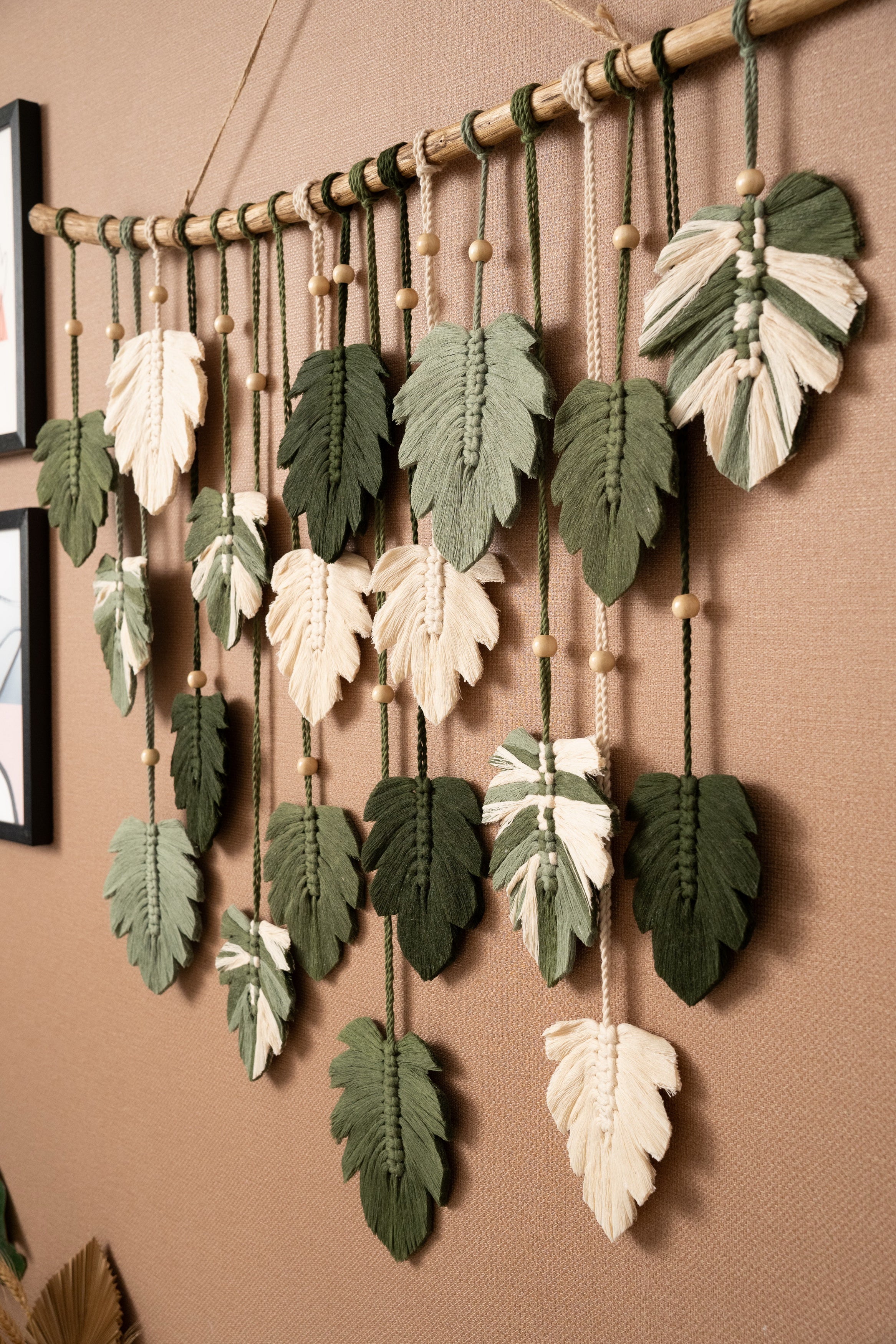 Monstera Leaf Art for Rustic Farmhouse Decor