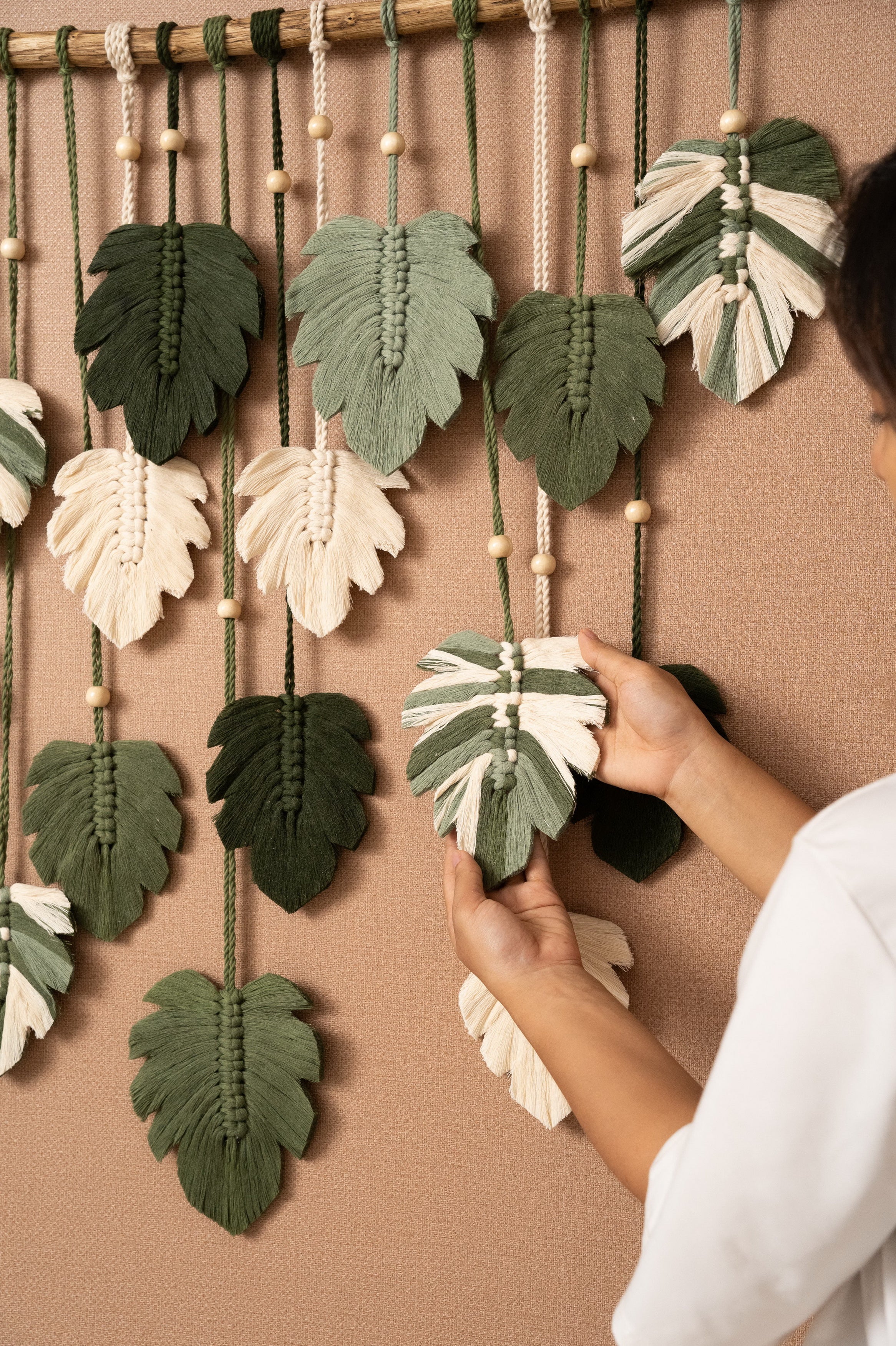 Monstera Leaf Art for Rustic Farmhouse Decor