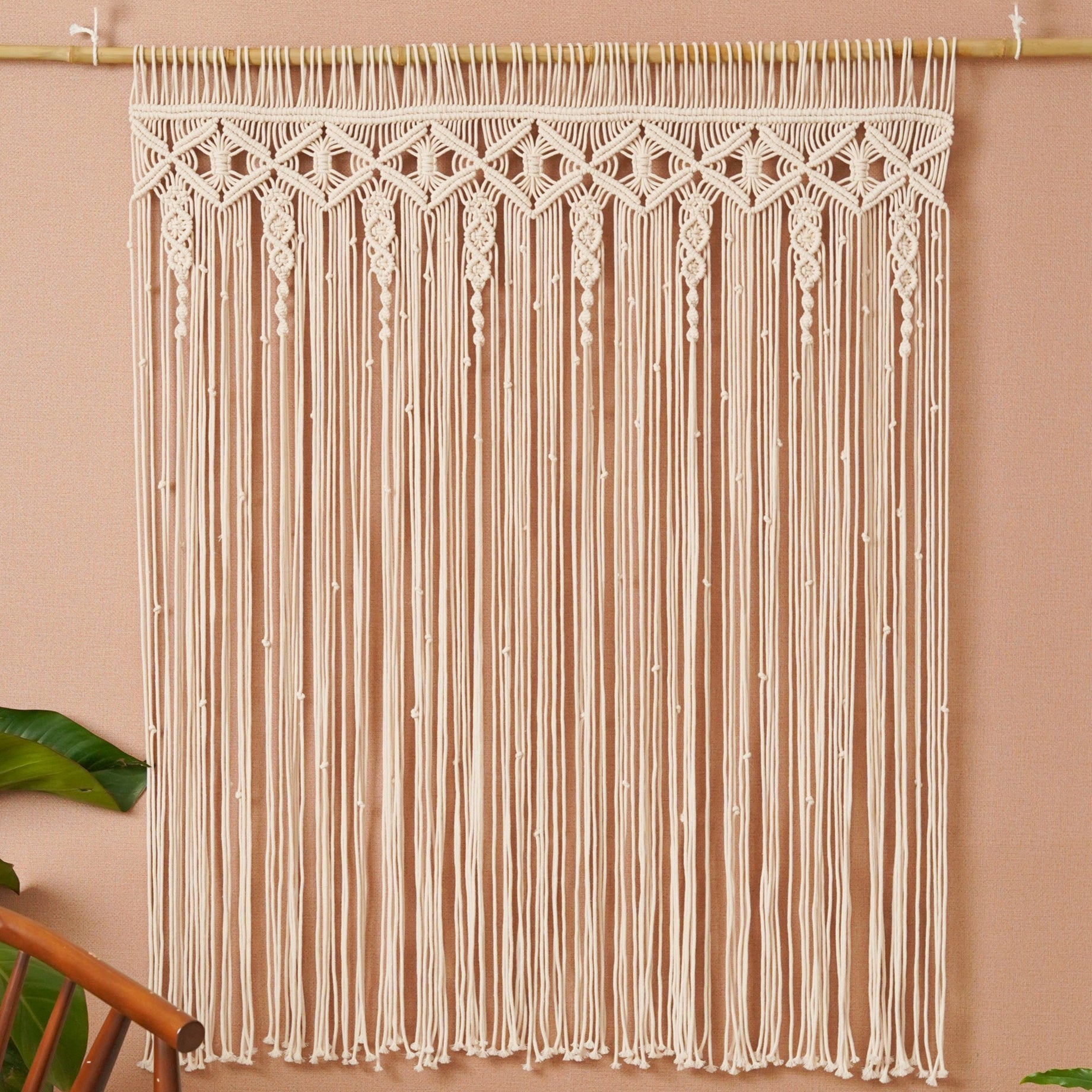 Macrame Curtain For A Cozy Boho Wall Hanging Decoration