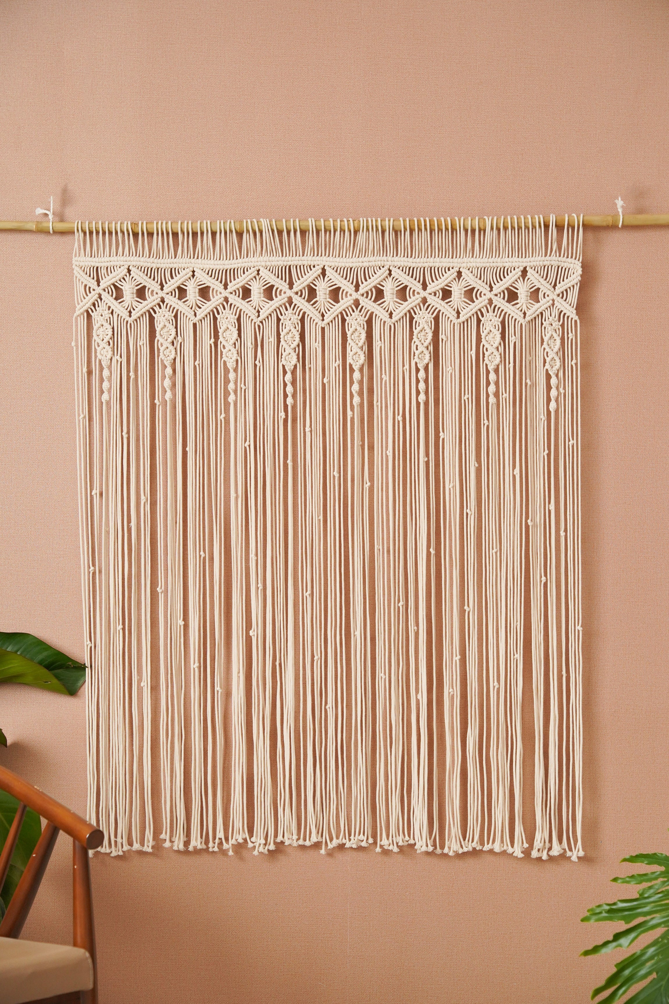 Macrame Curtain For A Cozy Boho Wall Hanging Decoration