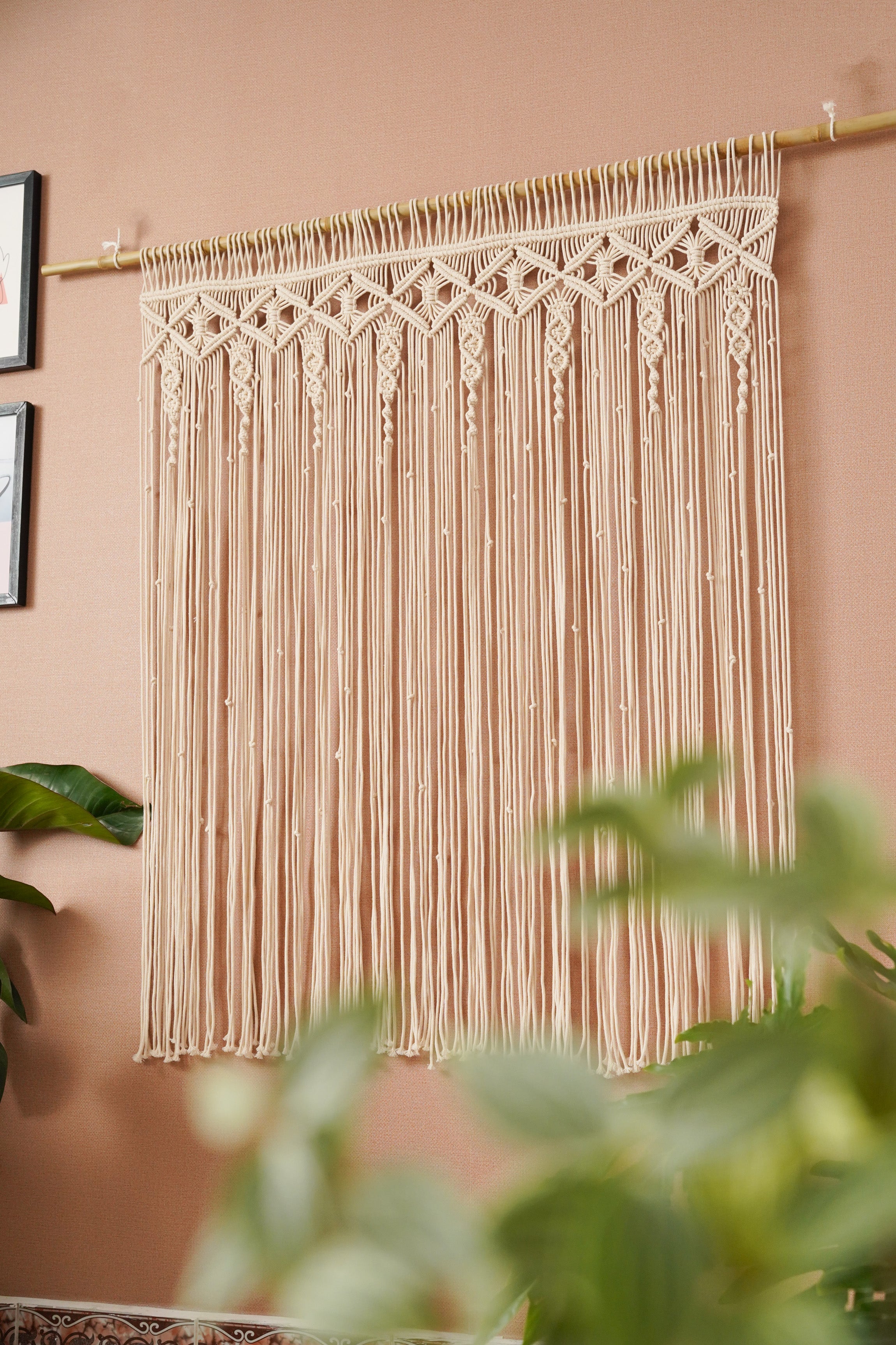 Macrame Curtain For A Cozy Boho Wall Hanging Decoration