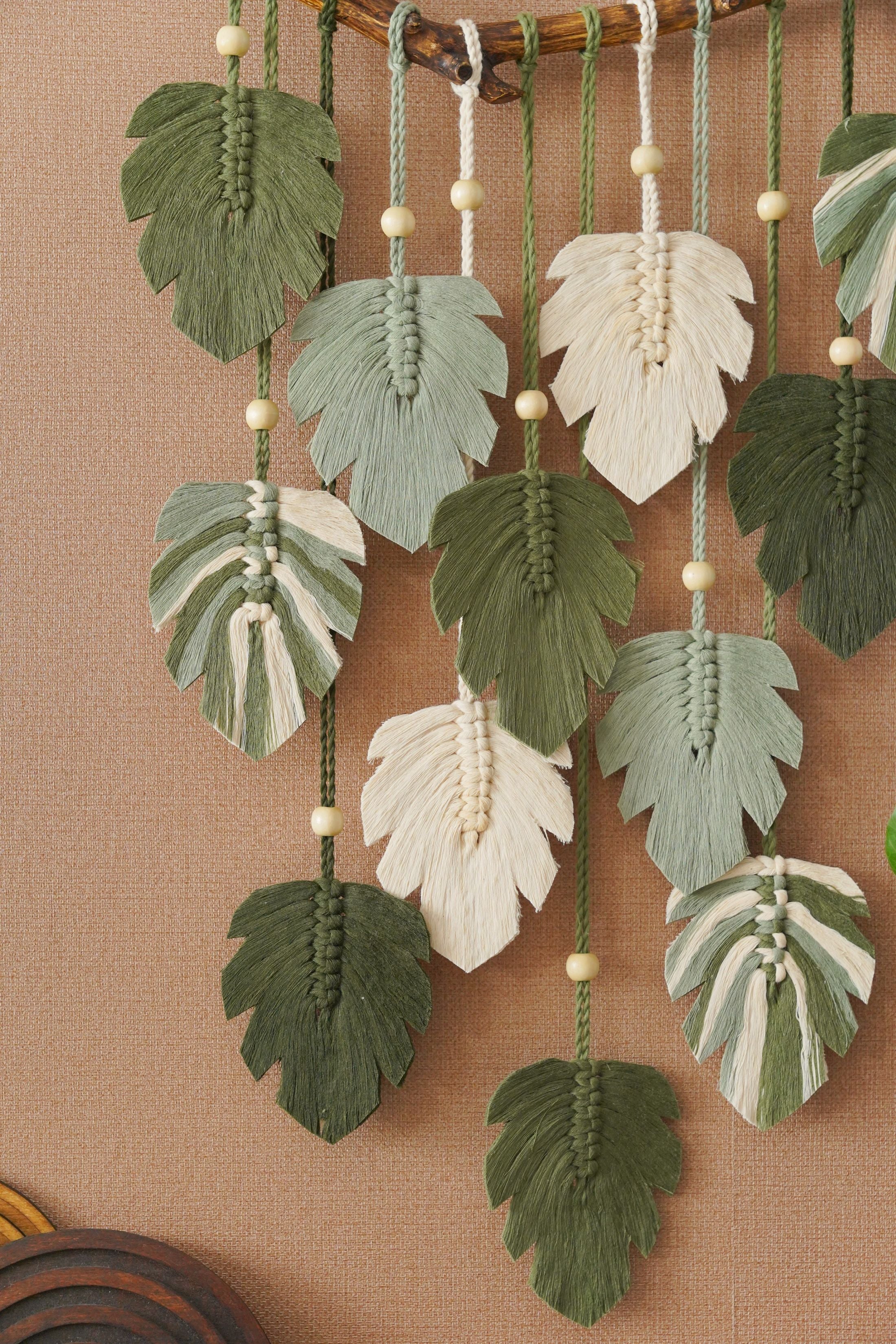 Monstera Leaf Art for Rustic Farmhouse Decor