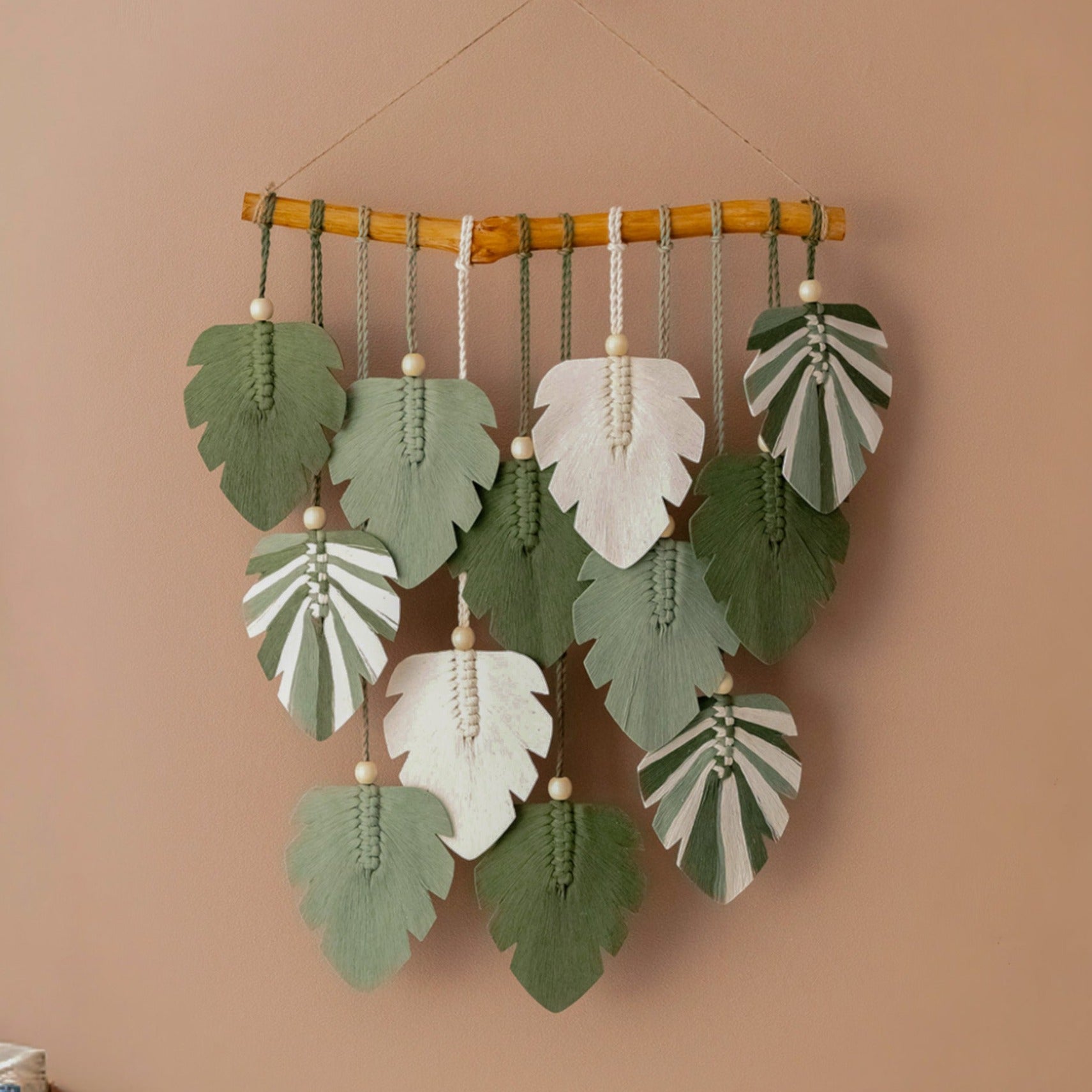 Monstera Leaf Art for Rustic Farmhouse Decor