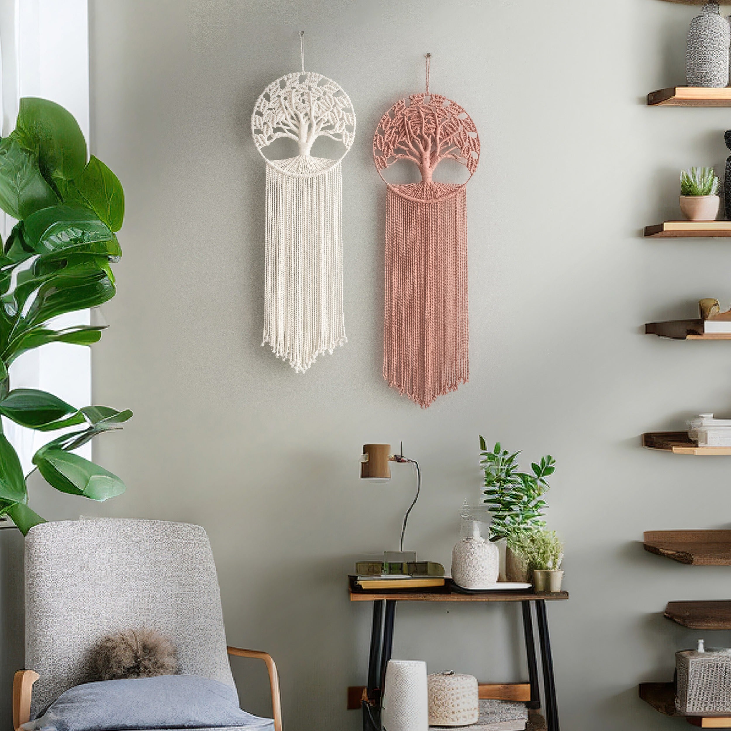 Macrame Tree Of Life Wall Hanging Boho Decor