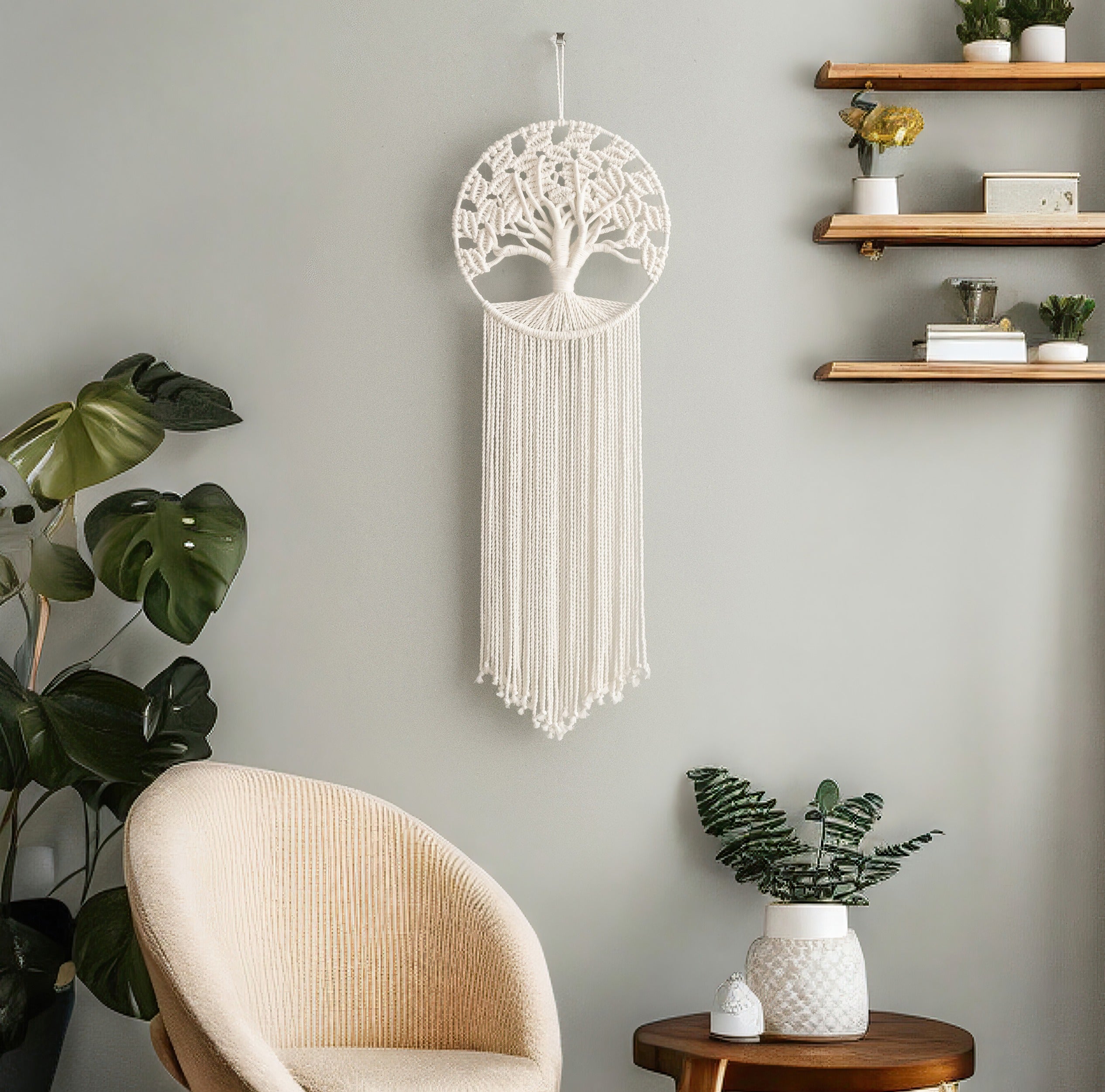 Macrame Tree Of Life Wall Hanging Boho Decor