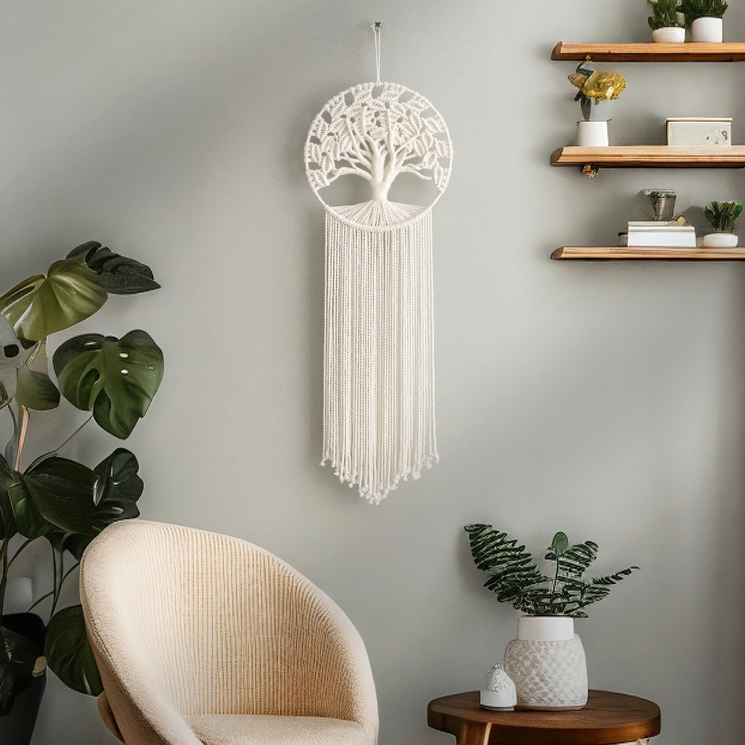 Macrame Tree Of Life Wall Hanging Boho Decor
