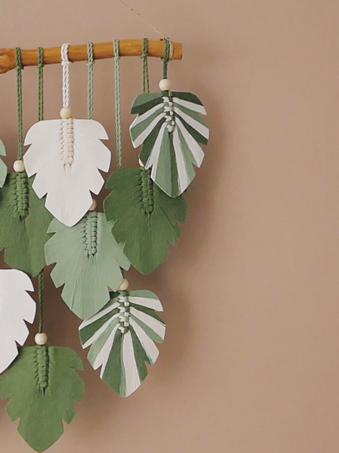 Monstera Leaf Art for Rustic Farmhouse Decor